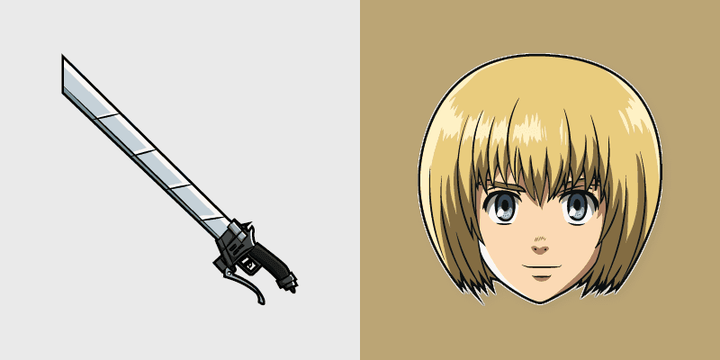 Custom Cursor Pack - Attack on Titan Armin Arlet