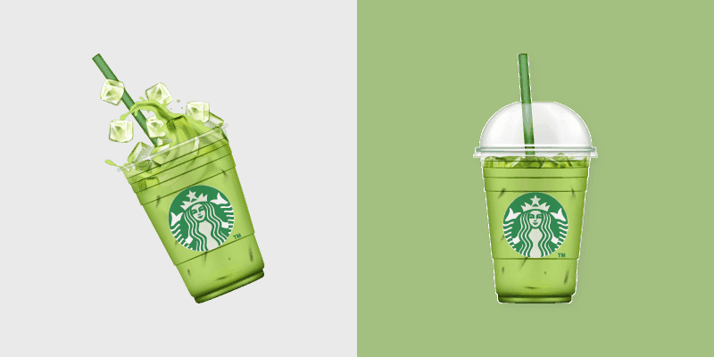 Custom Cursor Matcha Latte Delight