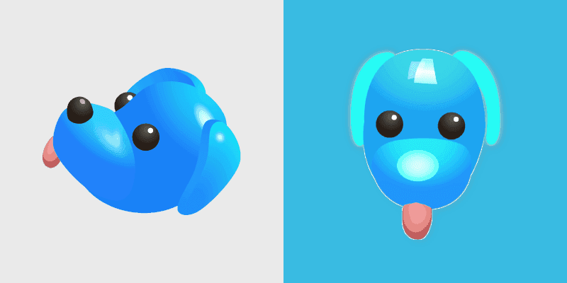 Custom Cursor Pack - Roblox Adopt Me Blue Dog