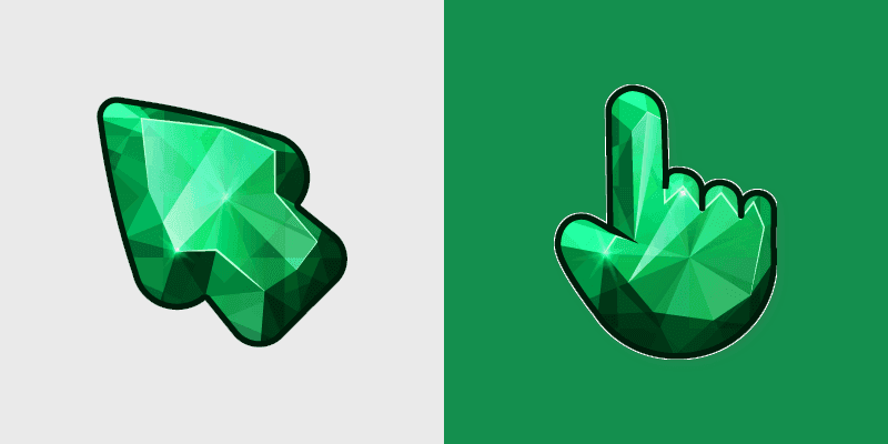 Custom Cursor Emerald Pack