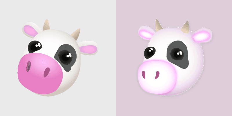 Cute Cursor Cow Pack