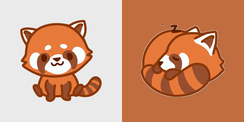 Cute Cursor Pack: Enchanting Red Panda