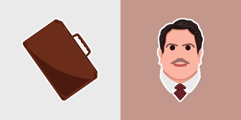 Cute Cursor - Jacob Kowalski Suitcase