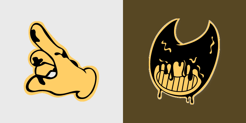 Custom Cursor Bendy and the Ink Machine