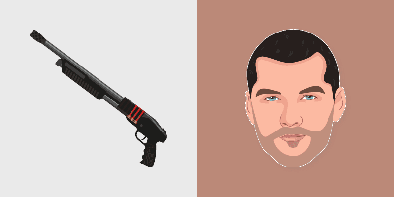 Custom Cursor Pack - Terminator Marcus Wright & Remington 870