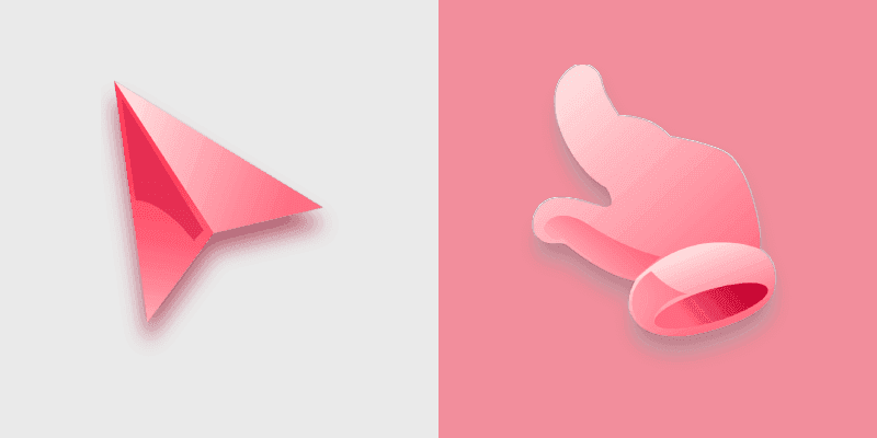 Cute Pink Shiny Cursor Pack
