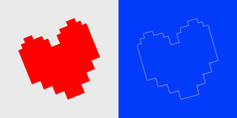 Custom Cute Cursor Pack - Undertale Red and Blue Soul