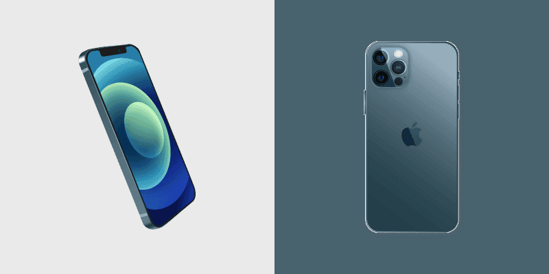 Custom Cursor Pack - Pacific Blue iPhone 12 Pro Max