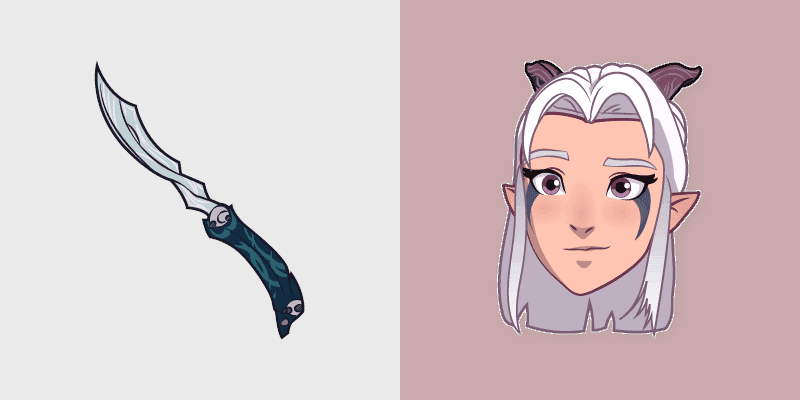 Dragon Prince Rayla Cute Mouse Cursor