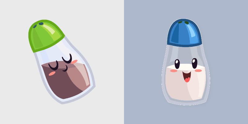 Cute Cursor Pack: Salt & Pepper Duo