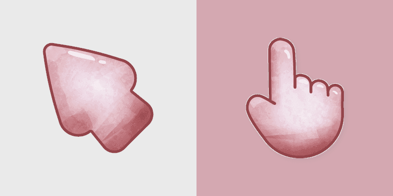 Cute Cursor Pack - Rose Quartz Inspiration