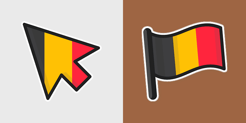 Belgium Flag Custom Cursor