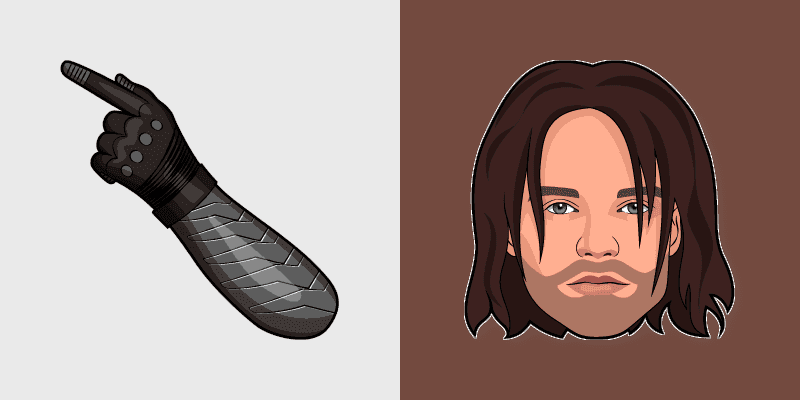 Custom Cursor Pack - Winter Soldier Bucky Barnes