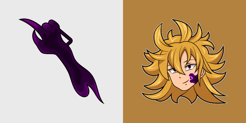 Custom Cursor - The Seven Deadly Sins Derieri