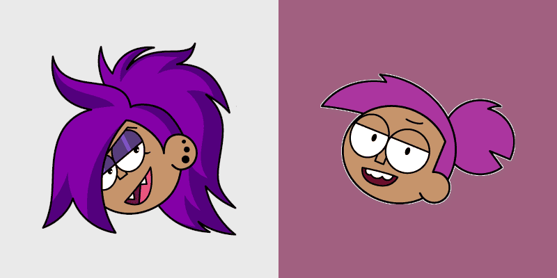 Custom Cursor Pack - OK K.O! Enid & Turbo