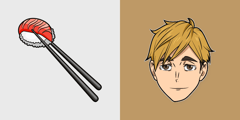 Haikyuu Cute Cursor Pack: Atsumu Miya and Fatty Tuna