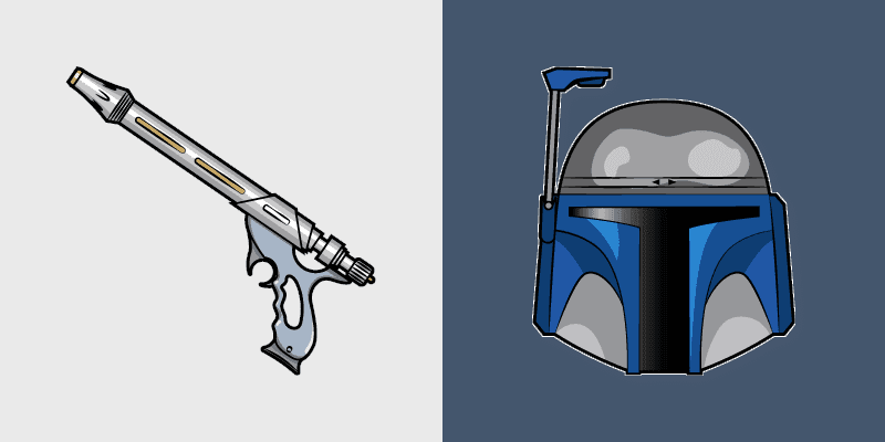 Star Wars Jango Fett Blaster Cursor Pack