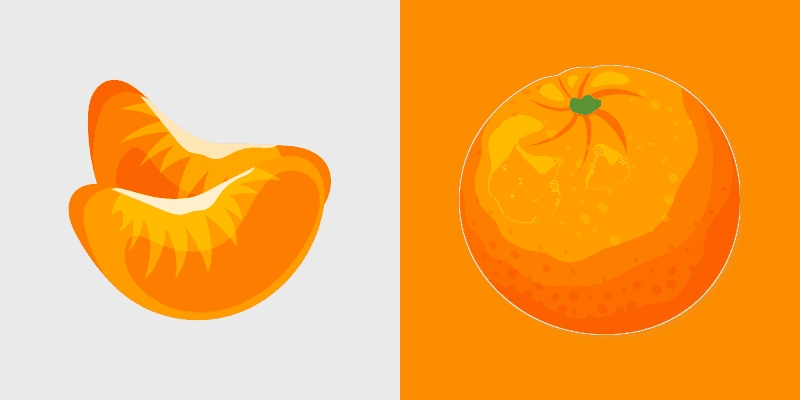 Custom Cursor Mandarin Delight
