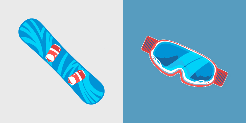 Custom Cursor Snowboarding Pack