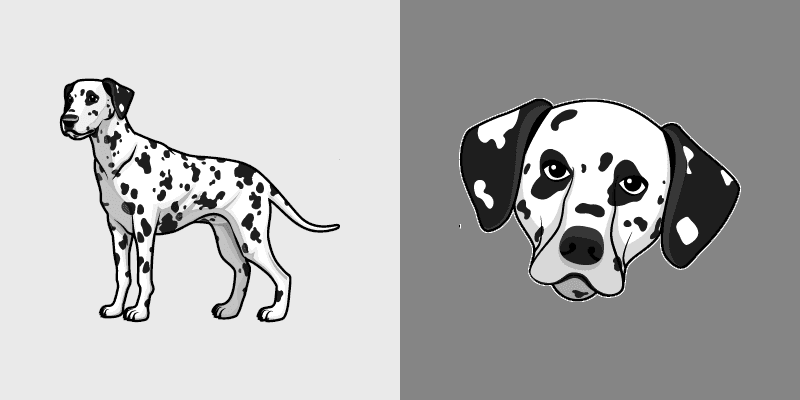 Dalmatian Cute Cursor Pack