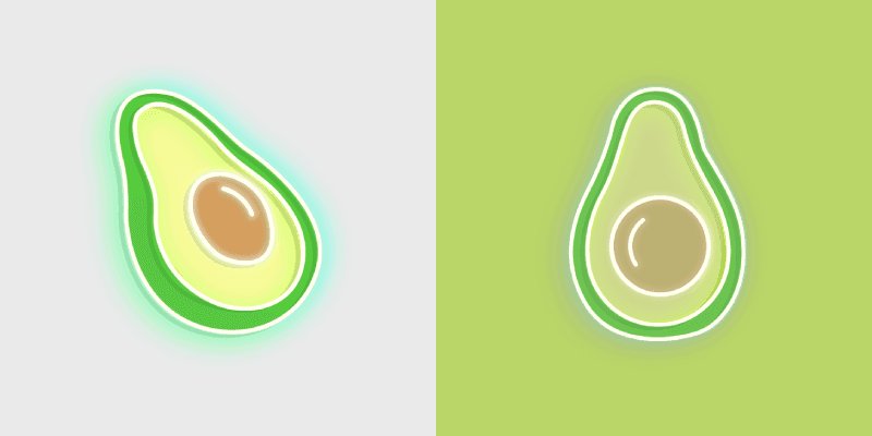 Custom Cursor Pack - Neon Avocado
