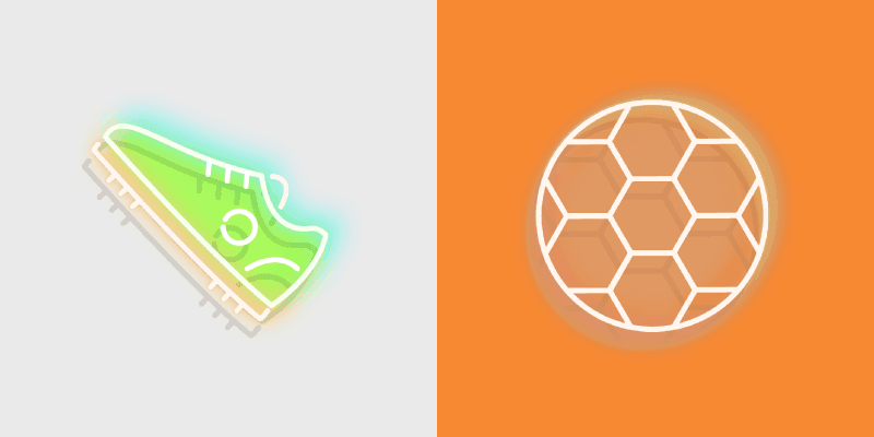 Custom Cursor Ball Pack - Neon Sneakers