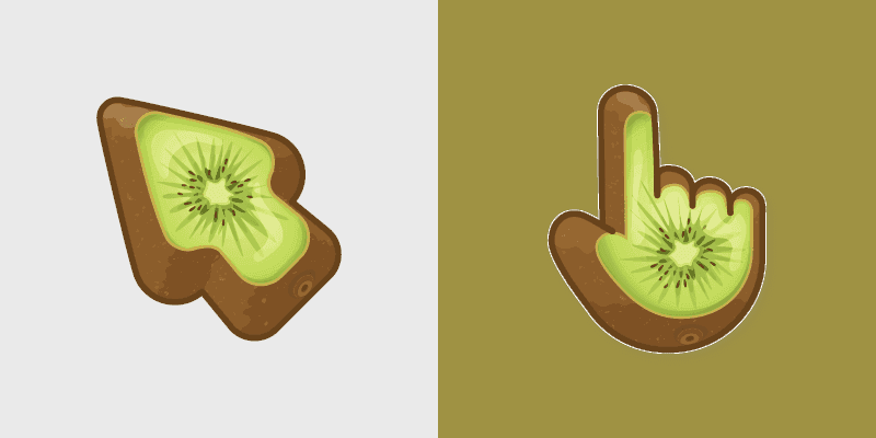Custom Cursor Kiwi