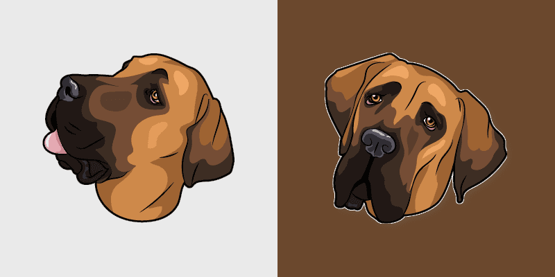 Custom Cursor Pack - Great Dane