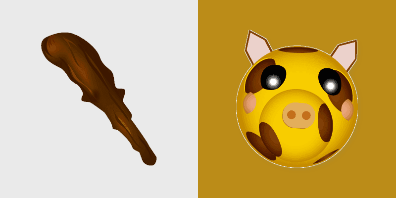 Cute Cursor Pack - Roblox Piggy Giraffy