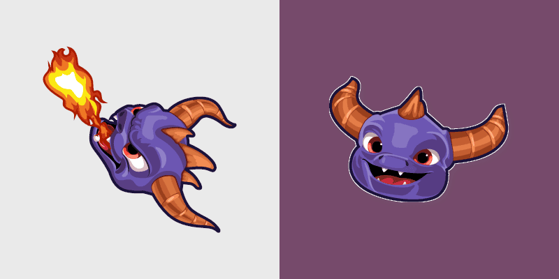 Spyro's Magical Cursor Pack