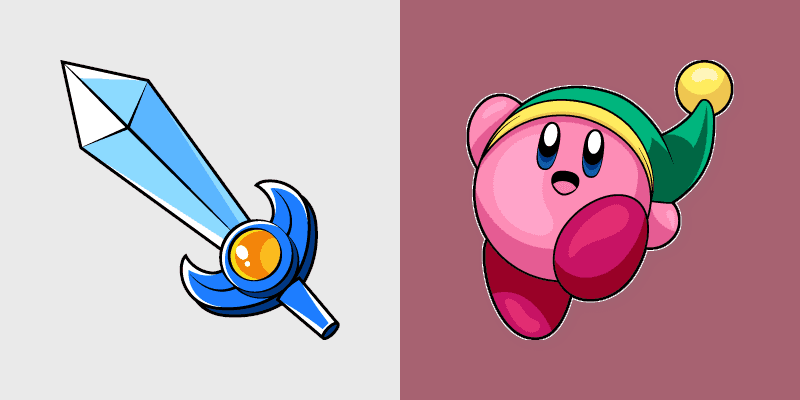 Kirby's Adventure Cute Mouse Cursor