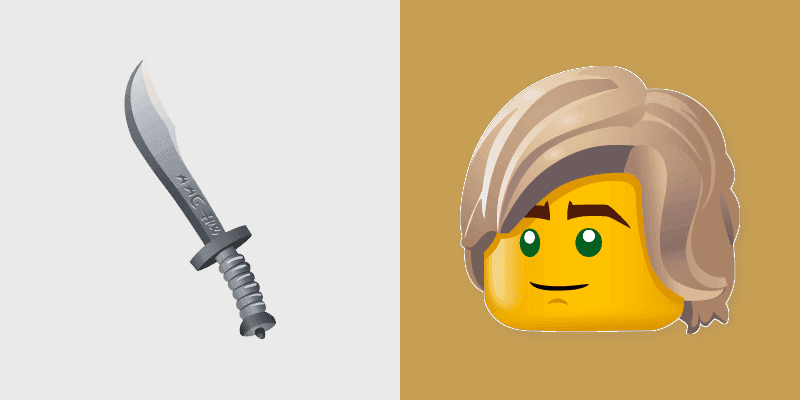 Ninja Cursor Pack - Lloyd Garmadon and Sword