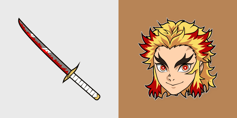 Cute Cursor Kyojuro Rengoku