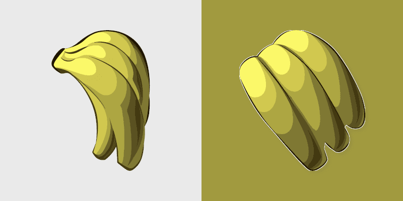 Cute Cursor Banana Rotation Pack