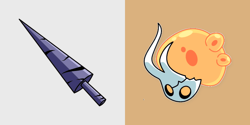 Cute Hollow Knight Vessel Cursor Pack