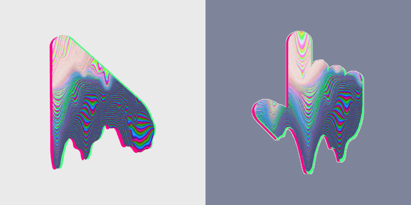 Glitch Art Masterpiece Cursor