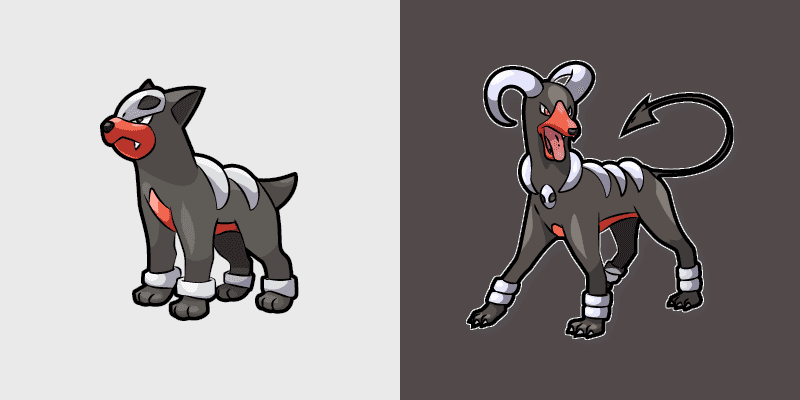Custom Cursor Pack - Pokemon Houndour & Houndoom