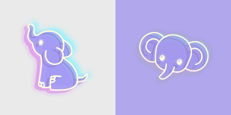 Cute Cursor Pack - Elephant Delight