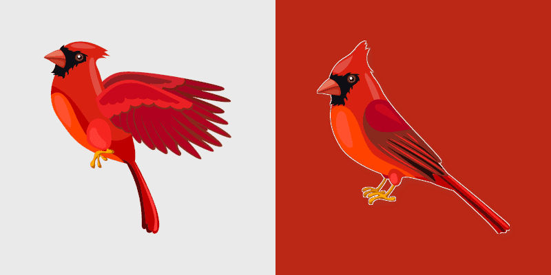 Cute Cursor Pack - Cardinal