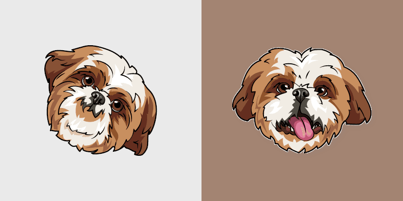 Cute Cursor Pack - Shih Tzu Mouse Companion