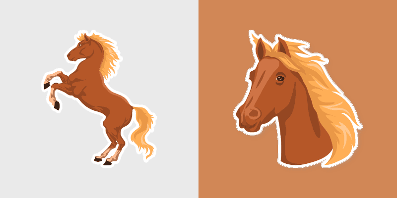 Graceful Horse Mouse Cursor Pack