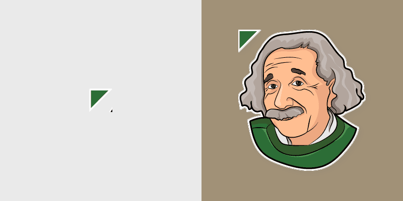 Custom Cute Cursor Einstein
