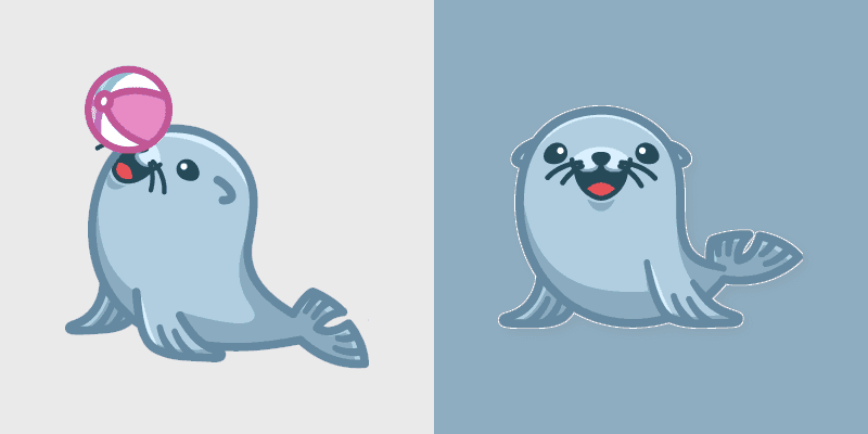 Cute Cursor Pack - Sea Lion Delight