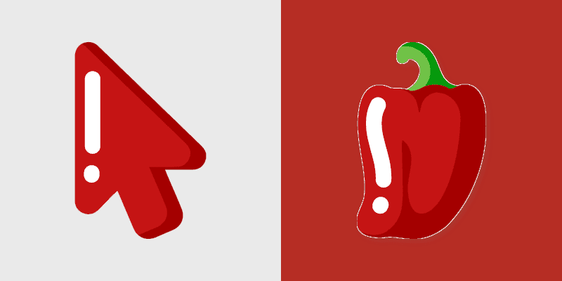 Custom Bell Pepper Cursor
