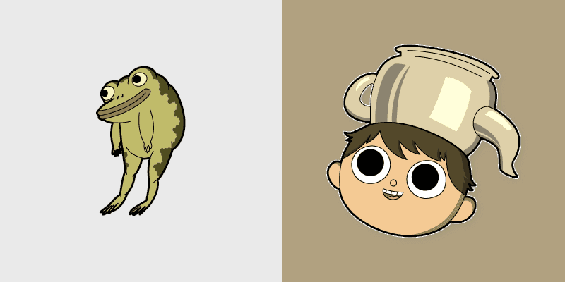 Custom Cursor - Gregory and Frog