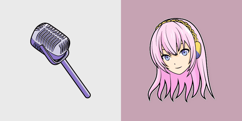 Custom Cursor Pack - Vocaloid Megurine Luka