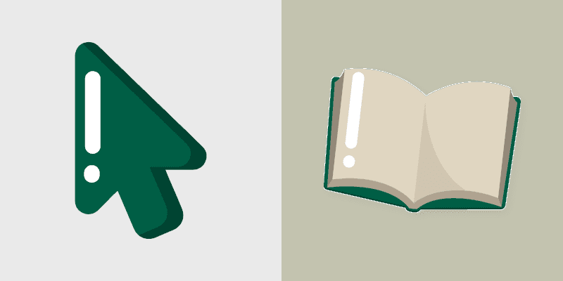 Cute Cursor Pack - Green Book Theme