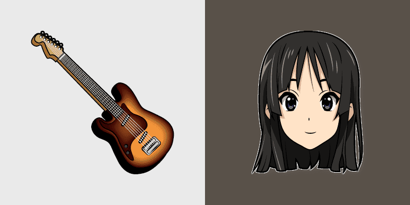 Custom Cursor Pack - K-ON Mio Akiyama Inspired