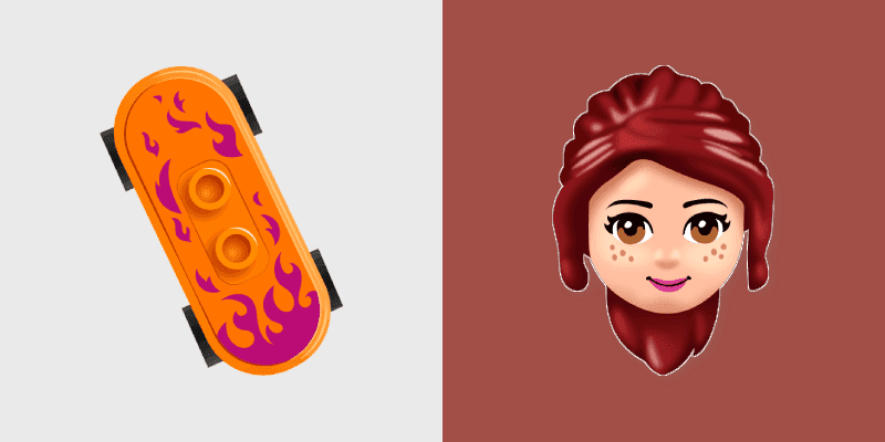 Custom Cursor Pack - LEGO Mia Skateboard