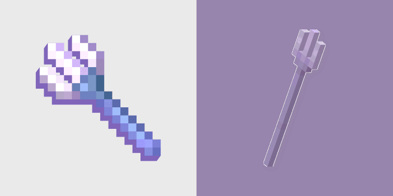 Custom Cursor Pack for Minecraft Enchanted Trident